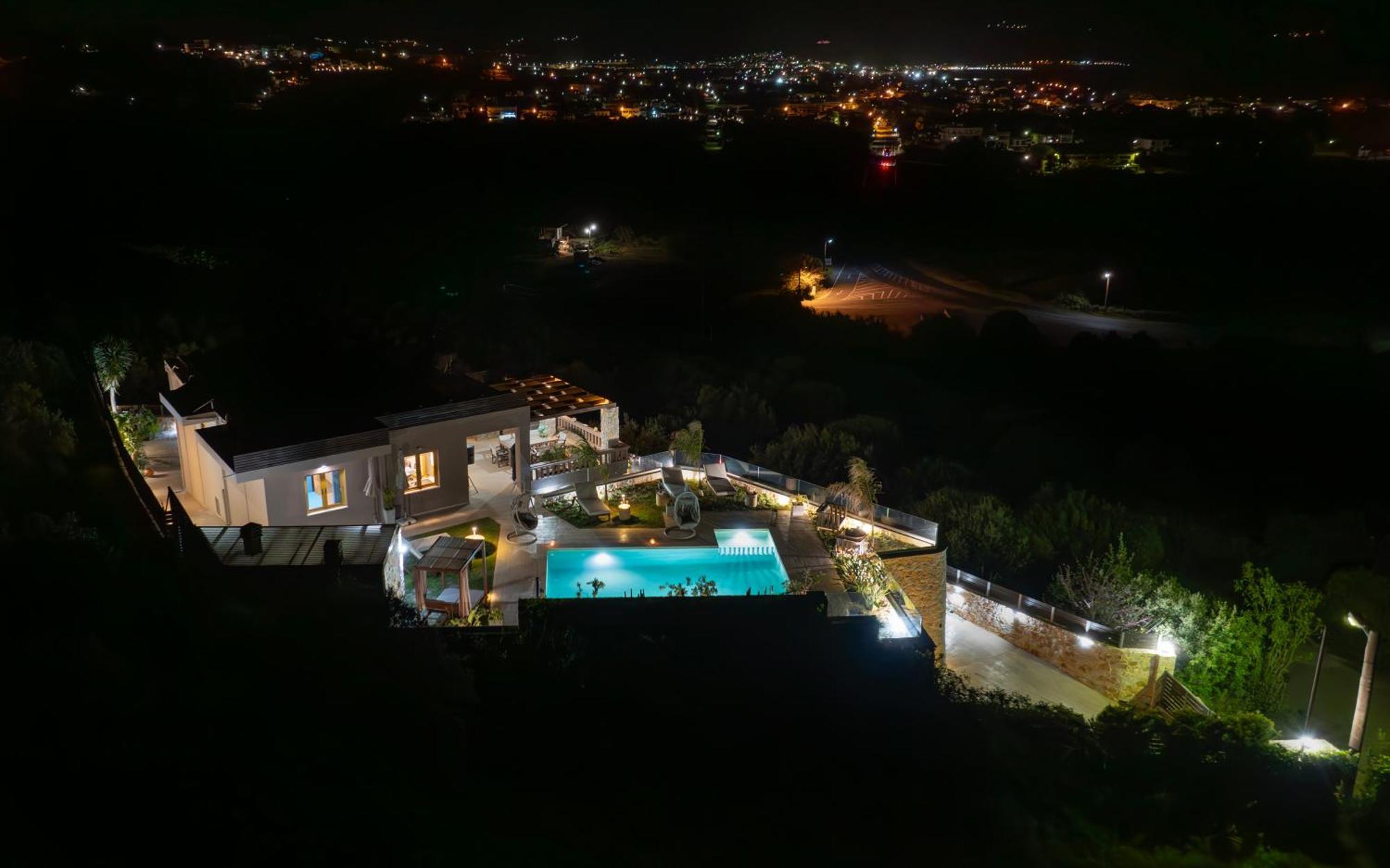 Villa Lady Dafni With Private Heated Pool Maleme Buitenkant foto