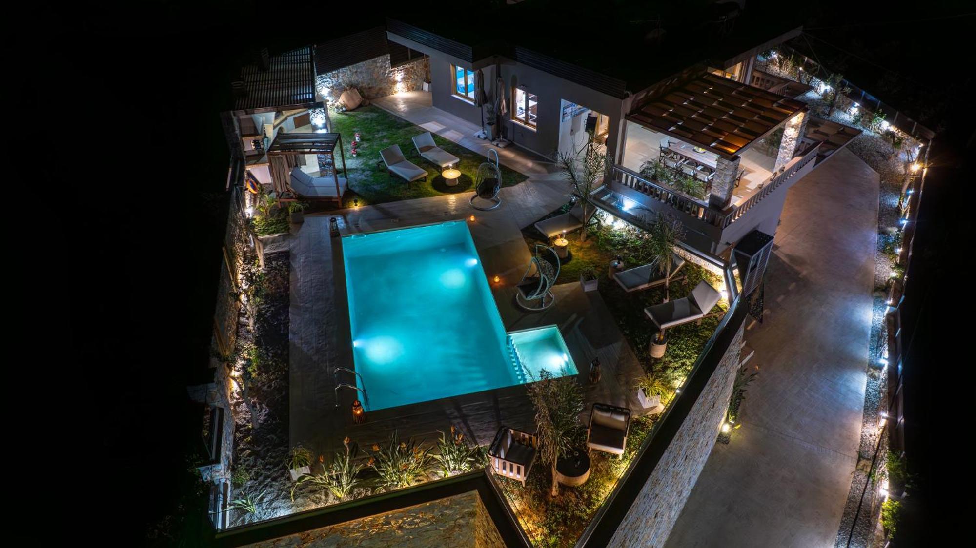 Villa Lady Dafni With Private Heated Pool Maleme Buitenkant foto