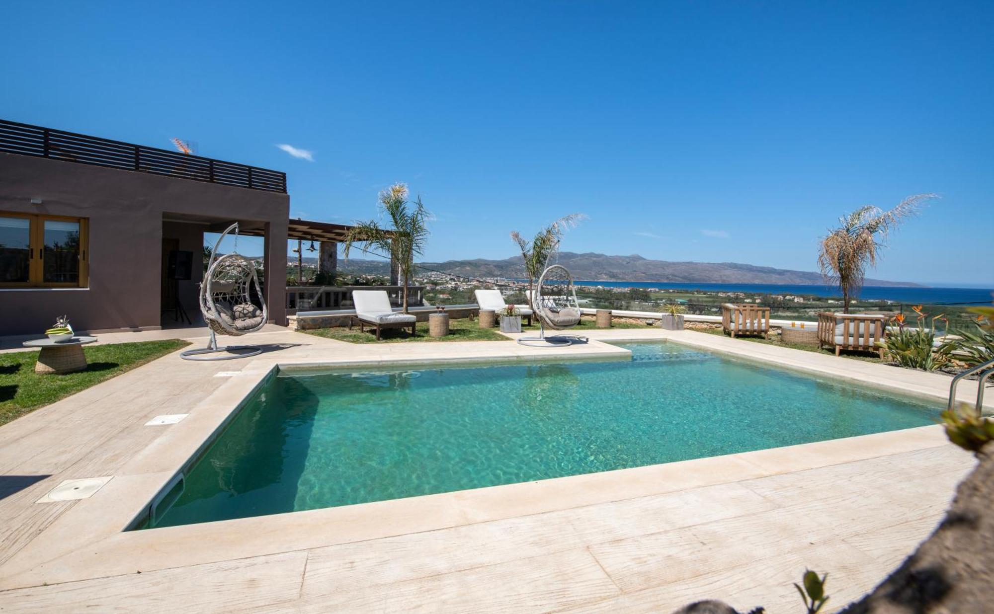 Villa Lady Dafni With Private Heated Pool Maleme Buitenkant foto