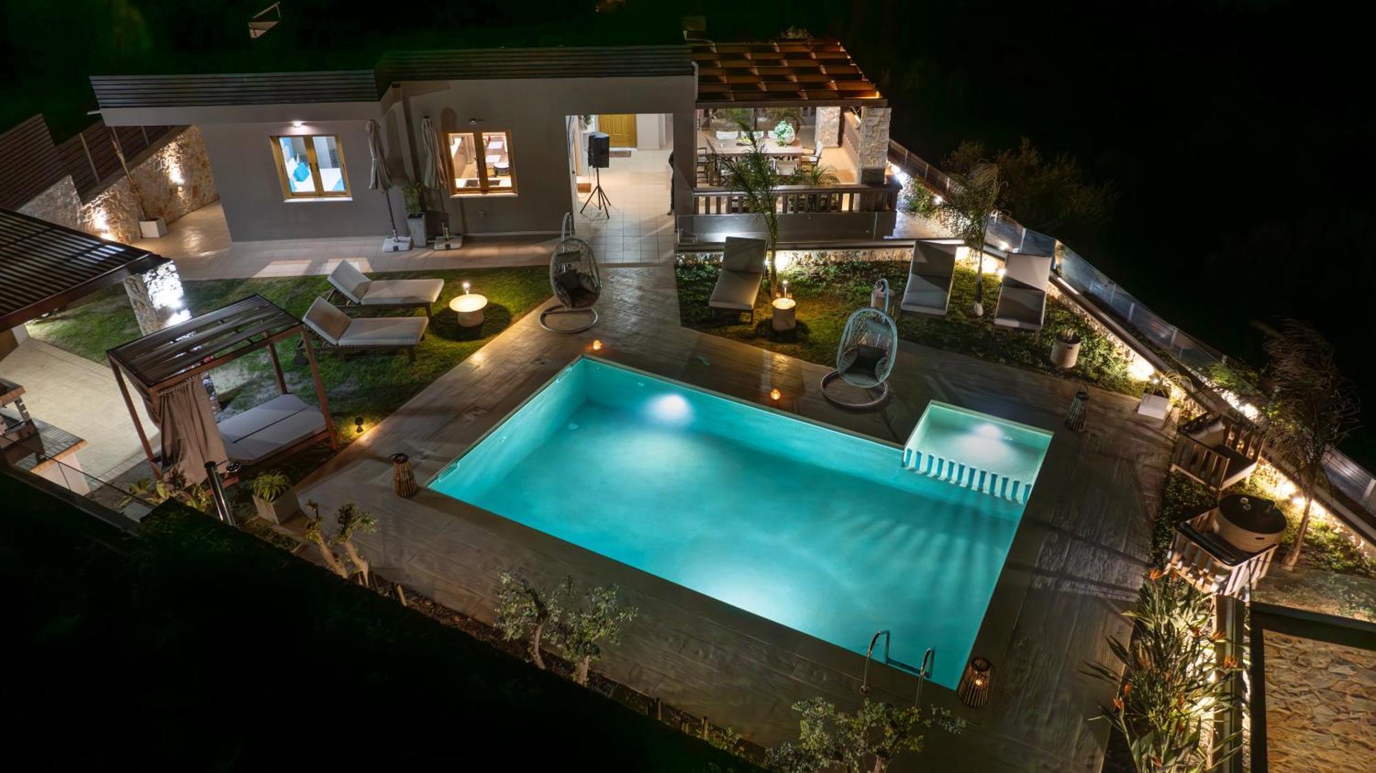 Villa Lady Dafni With Private Heated Pool Maleme Buitenkant foto