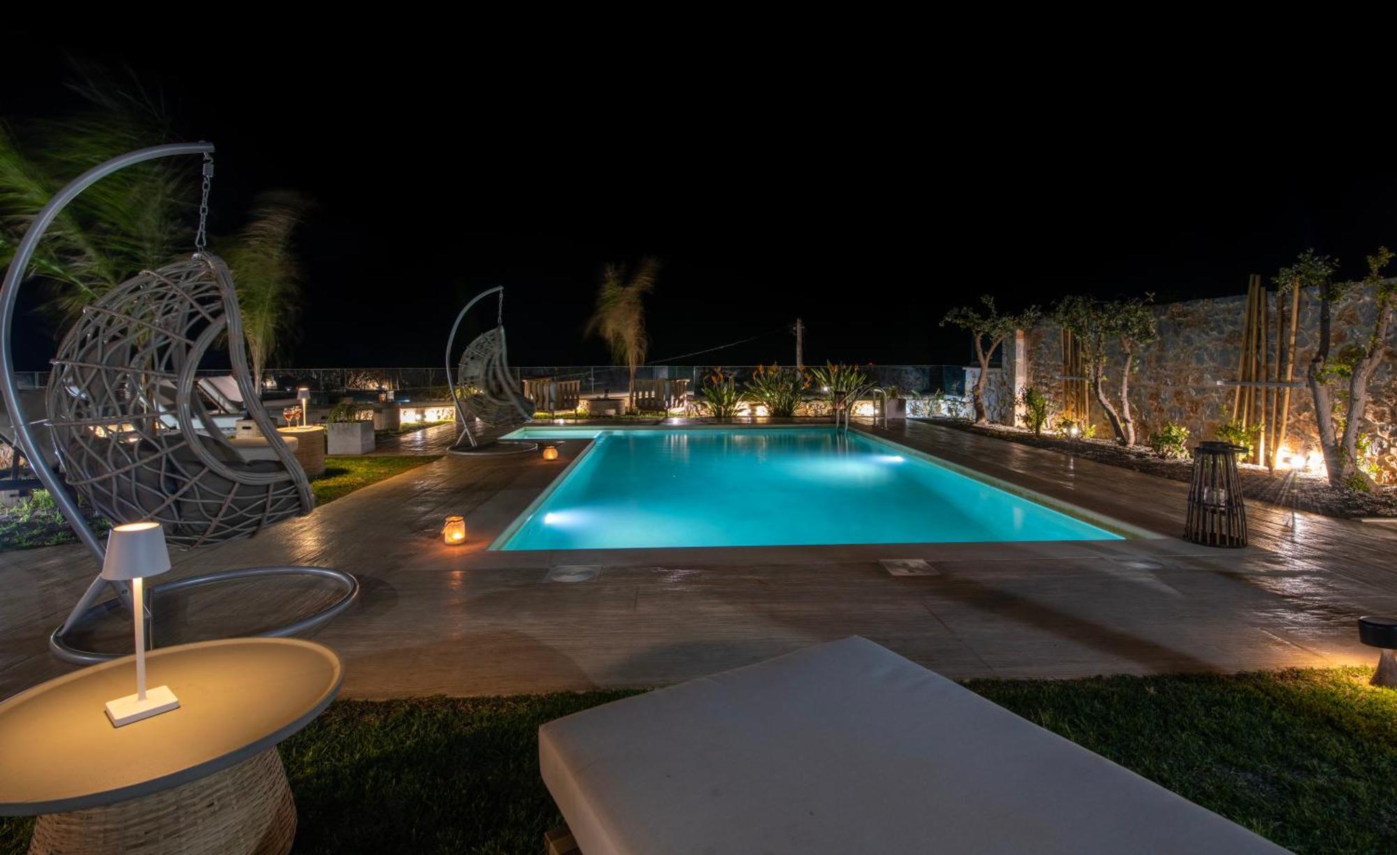 Villa Lady Dafni With Private Heated Pool Maleme Buitenkant foto